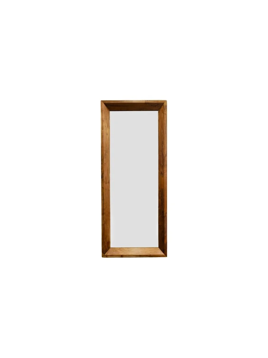 Zig Zag Reclaimed Wood Mirror — Curated Furnishings